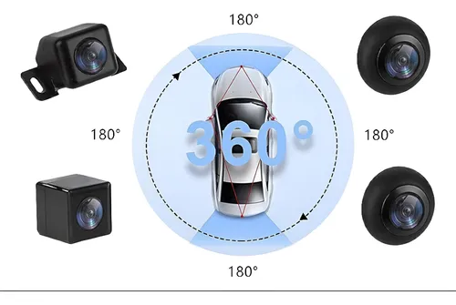 Sistema De Cámaras 360° Panorámica, Autos Máxima Seguridad
