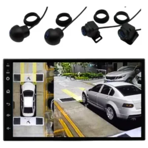 sistema de cámaras 360° panorámica, autos máxima seguridad