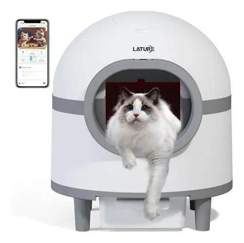 Arenero Automático Para Gatos Autolimpiante